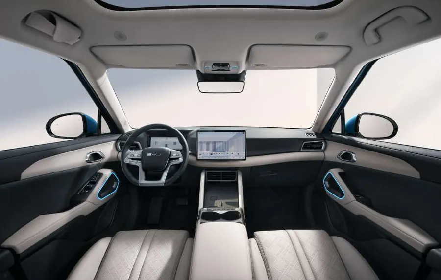Interior White Gravel do BYD Atto 2 DM-i Flex