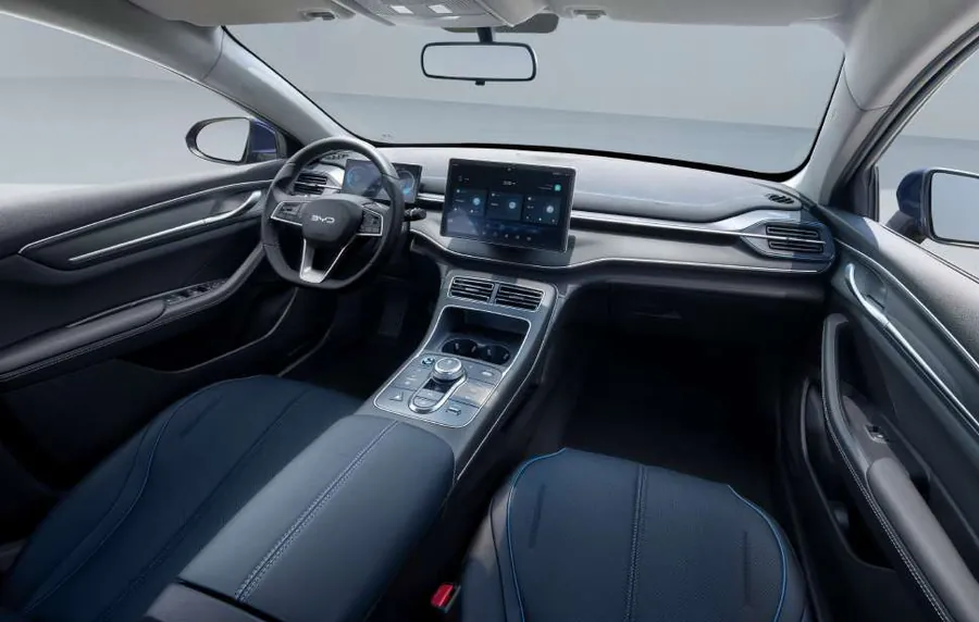 Interior Black do BYD King DM-i