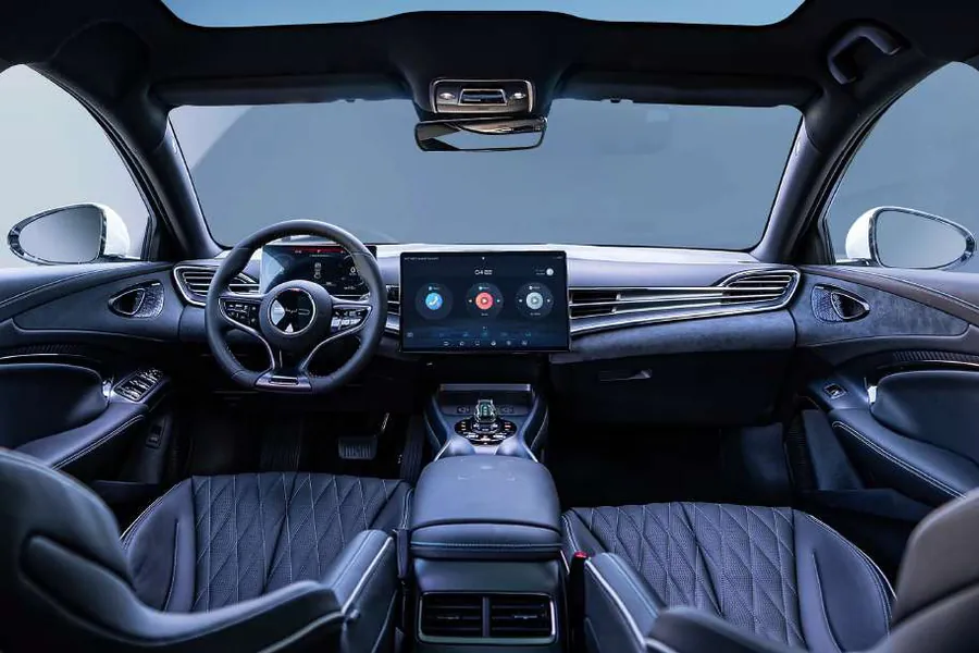 Interior Thaumas Black do BYD Seal