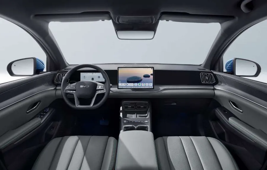 Interior Dark Gray do BYD Song Pro DM-i Flex